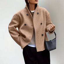 Beatrice | Langarm-Strickjacke in Khaki