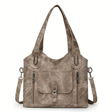 Franky – Vintage Schultertasche in Khaki