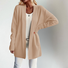 Romy | Bequeme Strickjacke in Khaki