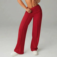 Ines | Comfort Wide-leg Hose in Rot