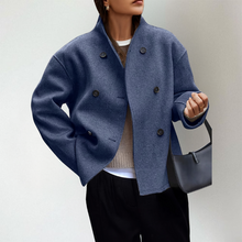 Beatrice | Langarm-Strickjacke in Blau