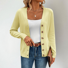 Janelle | Warmer Cardigan in Gelb