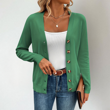 Janelle | Warmer Cardigan in Grün