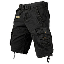 Herren Cargo-Shorts mit mehreren Taschen – Jetzt 2 Stück kaufen und heute kostenlosen Versand erhalten! in 🔥Schwarz