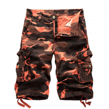 Sommerfeld | Herren Camouflage-Cargoshorts (1 kaufen, 1 GRATIS dazu) in Camo-rot
