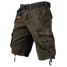 Herren Cargo-Shorts mit mehreren Taschen – Jetzt 2 Stück kaufen und heute kostenlosen Versand erhalten! in Dunkelgrau