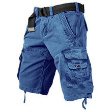 Herren Cargo-Shorts mit mehreren Taschen – Jetzt 2 Stück kaufen und heute kostenlosen Versand erhalten! in 🔥Blau