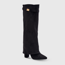 Elvira™ - Stylische und Bequeme Hohe Stiefel in Schwarz
