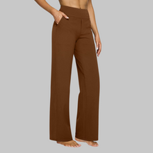 Klara | Bequeme Stretchhose in Dunkelbraun