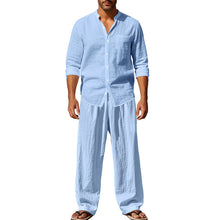 Geraldo │ Zweiteiler-Set für Herren in Blau