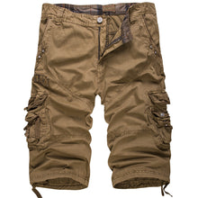 Herren Cargo-Shorts mit Mehrfachtaschen – 2 Stück kaufen, kostenloser Versand in Khaki