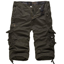 Herren Cargo-Shorts mit Mehrfachtaschen – 2 Stück kaufen, kostenloser Versand in Armeegrün
