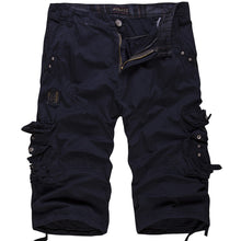 Herren Cargo-Shorts mit Mehrfachtaschen – 2 Stück kaufen, kostenloser Versand in Schwarz