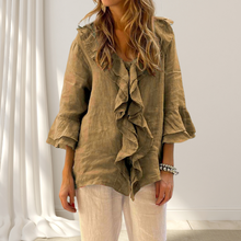 Raffaella | Elegante Bluse in Braun