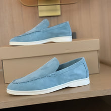 Lester - Moderne Mokassins für Herren, ideal für den Sommer in Hellblau