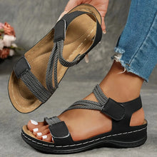 Maren – Bequeme Freizeitsandalen für Damen in Schwarz
