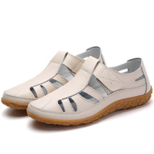 Laura – Orthopädische Damensandalen im Retro-Stil in Beige