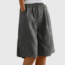 Sommerfeld | Luftige Shorts mit weitem Bein (1 kaufen, 1 GRATIS dazu) in Dunkelgrau