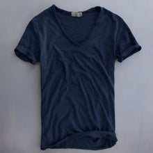 Brett - Lockeres, komfortables T-Shirt für Herren in Blau