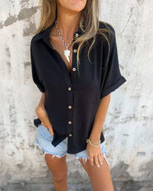 Sirena | Lässiges Shirt in Schwarz