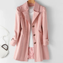 Drune | Wasserabweisender Trenchcoat für Frauen im Frühling in Rose