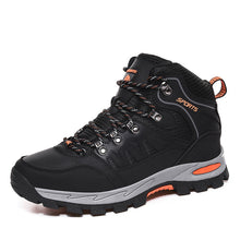 Herren Robuste Griffige Sohle Trail Wanderschuhe in Schwarz