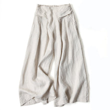 Stefanie – Damenhose mit weitem Bein in Beige