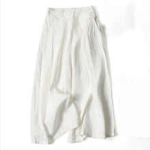 Stefanie – Damenhose mit weitem Bein in Weiß