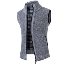 Drune | Herren Fleece-Weste in Hellgrau
