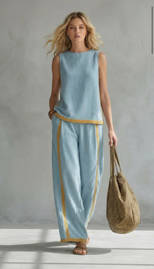 Sachindri - Stilvoller Zweiteiler in Blau