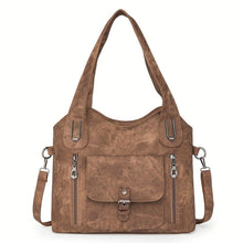 Franky – Vintage Schultertasche in Braun