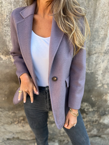Maya | Urbaner Chic-Blazer in Violett
