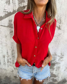 Sirena | Lässiges Shirt in Rot