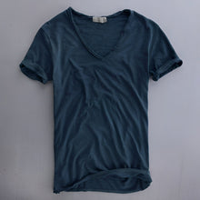 Lemuel - Komfortables Sommer-T-Shirt für Herren in Marineblau