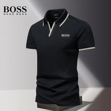 Elegantes altes Geld Polo in Schwarz