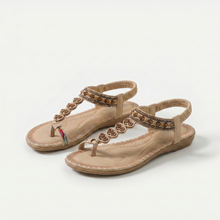 Moena - Bequeme orthopädische Sandalen in Beige