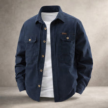 Sommerfeld | Overshirt aus schwerer Baumwolle in Blau