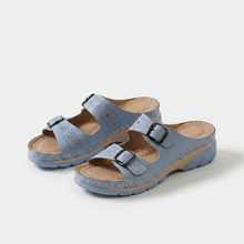 Karin - Orthopädische Sommer-Sandalen in Hellblau