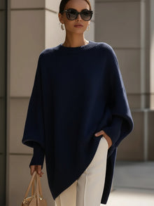 Sommerfeld | Eleganter Pullover aus Wollmix in Marineblau