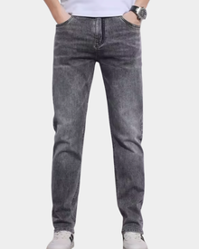 Johny | Moderne Jeans mit schmalem Saum in Grau
