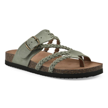 Geflochtene Sandalen Dere in Grün