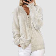 Maggie | Premium Cardigan mit Knopfleiste in Aprikose