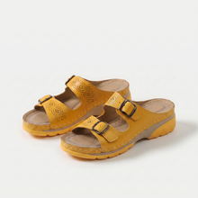 Karin - Orthopädische Sommer-Sandalen in Gelb