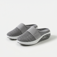 Compa - Orthopädische Sandalen Keilabsätze in Grau