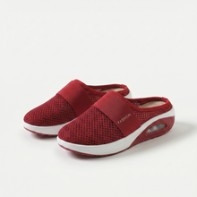 Compa - Orthopädische Sandalen Keilabsätze in Rot