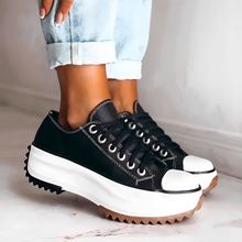 Caitlin - Stilvolle Schuhe mit flacher Silhouette in Schwarz