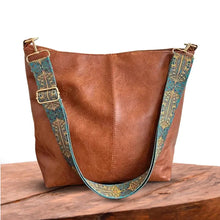 Sommerfeld Tasche - Schulter Tasche mit Verzierung in Hellbraun