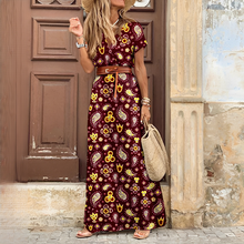 Lunna - Elegantes Boho-Maxikleid in Dunkelrot