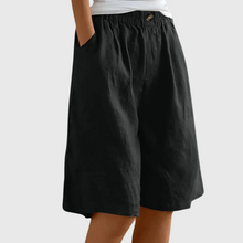 Sommerfeld | Luftige Shorts mit weitem Bein (1 kaufen, 1 GRATIS dazu) in Schwarz