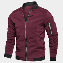 Silvan | Klassische Sommer-Bomberjacke in Rot